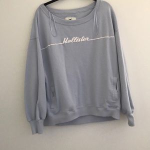 Light blue Hollister sweatshirt